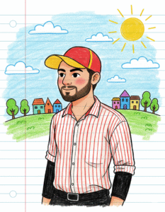 Cute Doodle Style Portrait (Perfect for Social Media