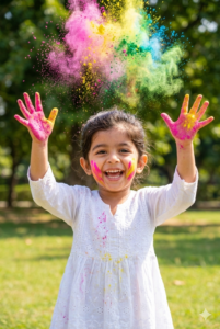 Holi AI Prompts for Kids