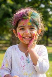 Holi AI Prompts for Kids