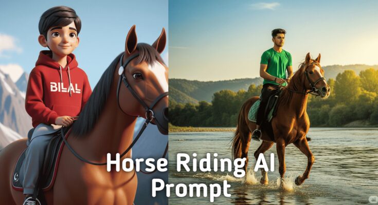 Horse Riding AI Photo Editing Prompts