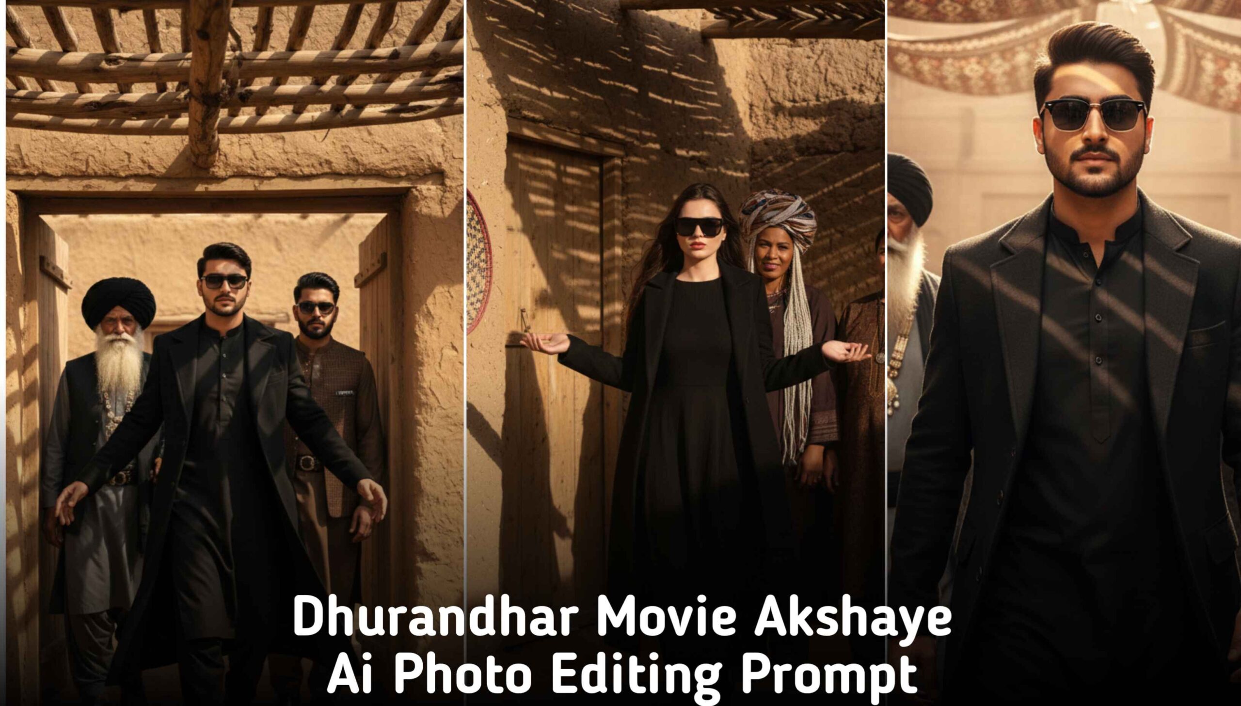 Dhurandhar Movie Akshaye Khanna Ai Photo Editing Prompt