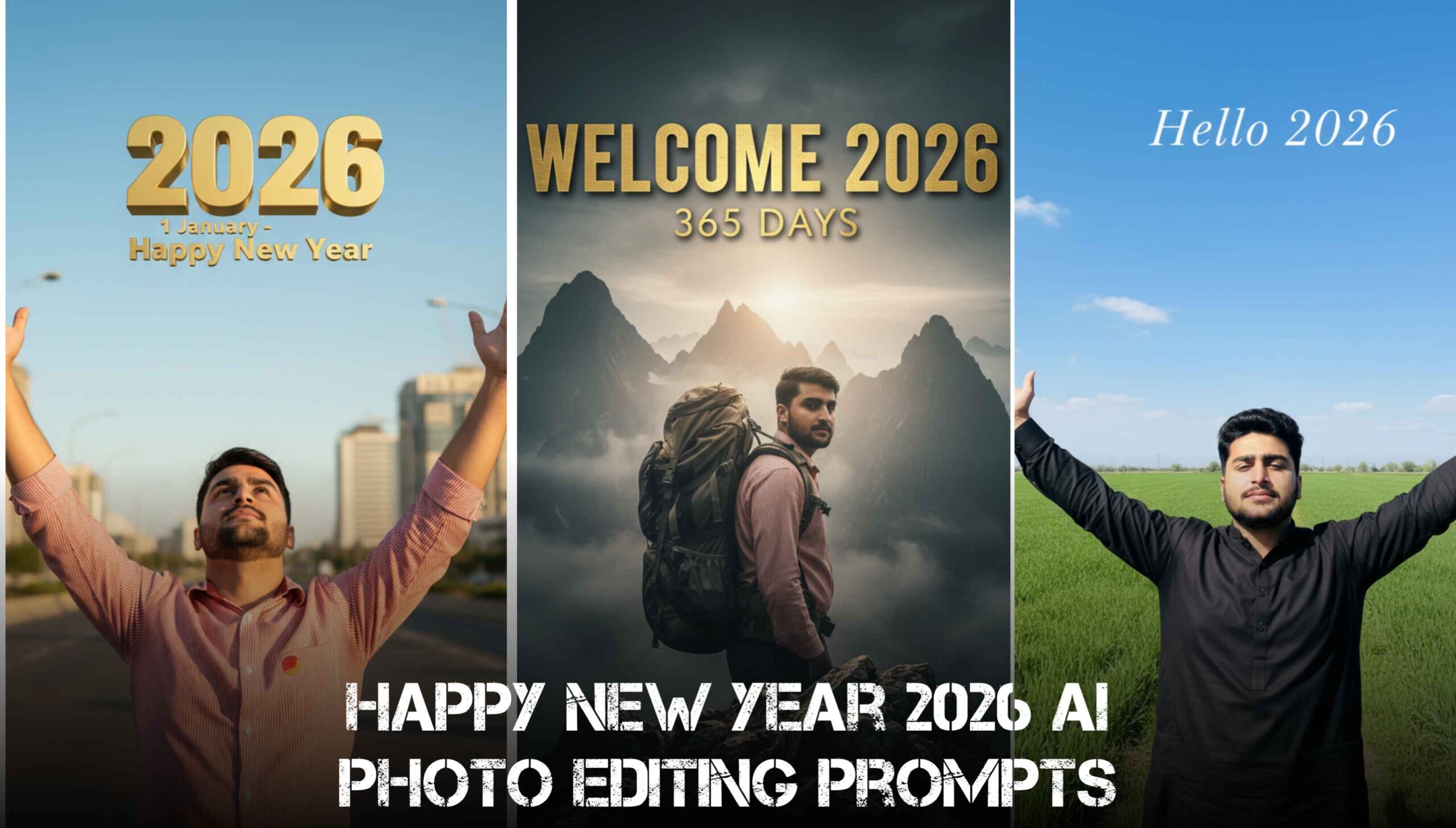 Happy New Year 2026 AI Photo Editing Prompts