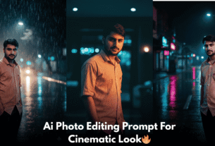 AI Photo Editing Prompts for Cinematic Look