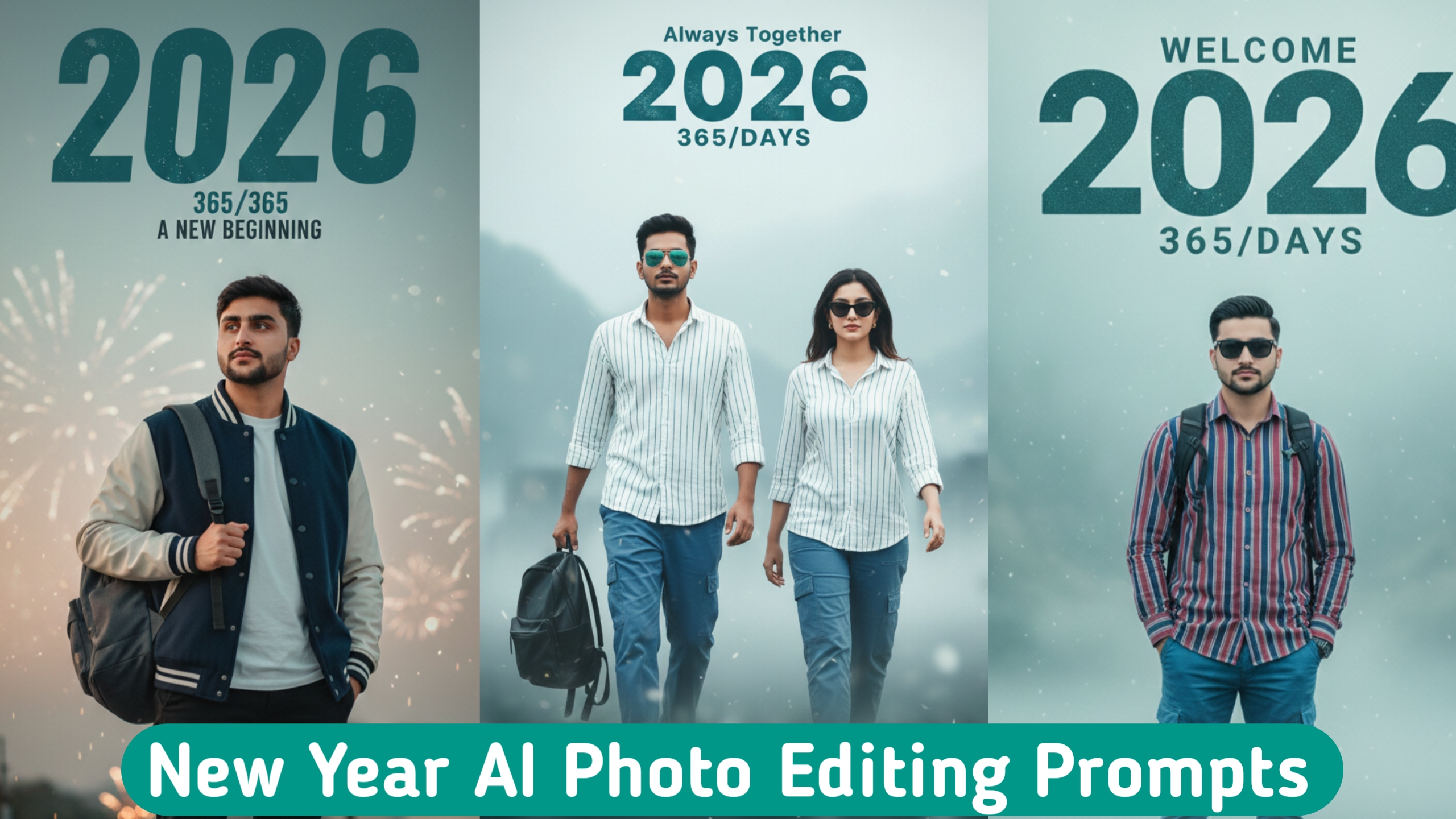 Gemini Happy New Year 2026 AI Photo Editing Prompts