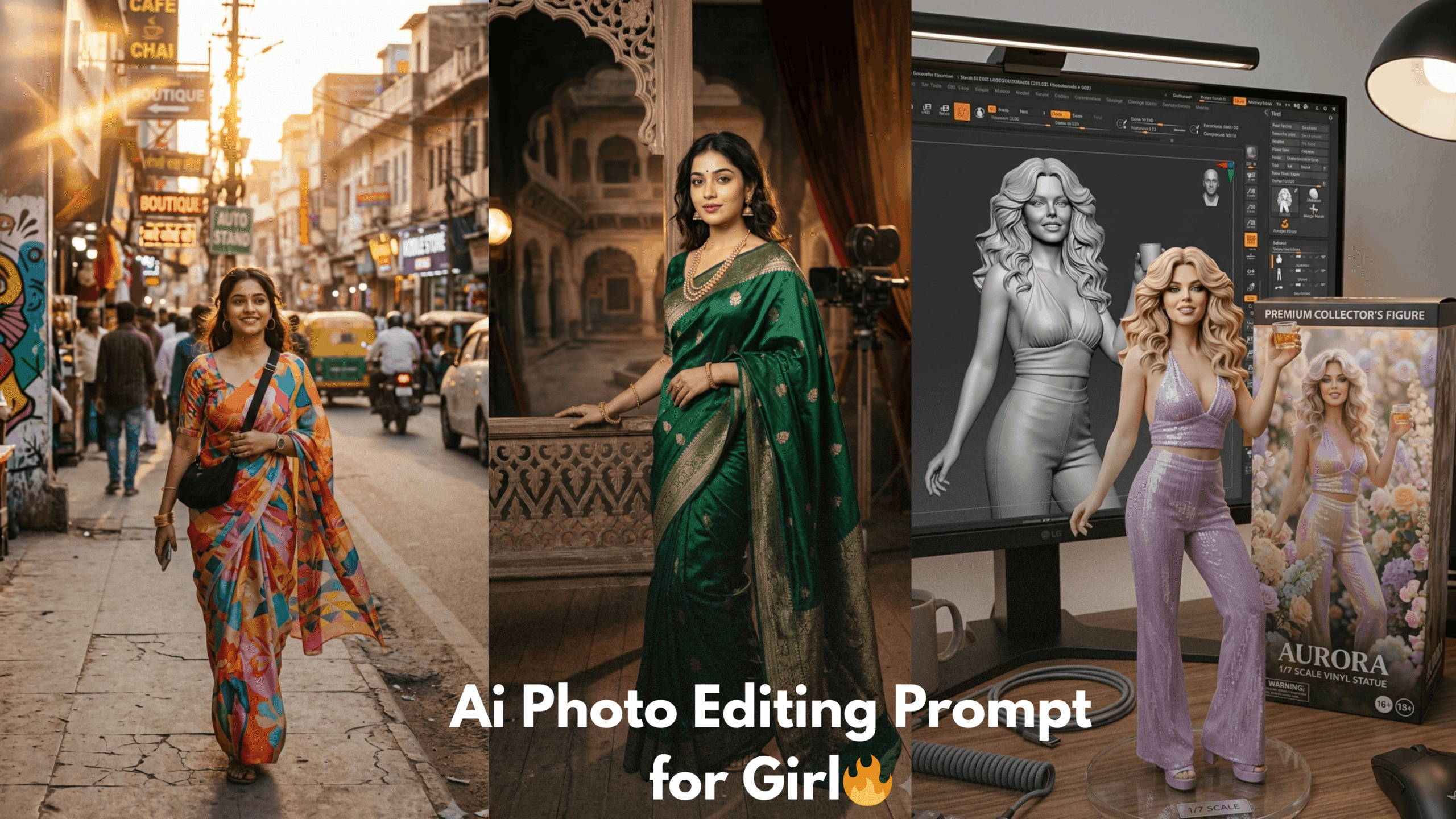 AI Photo Editing Prompts for Girl
