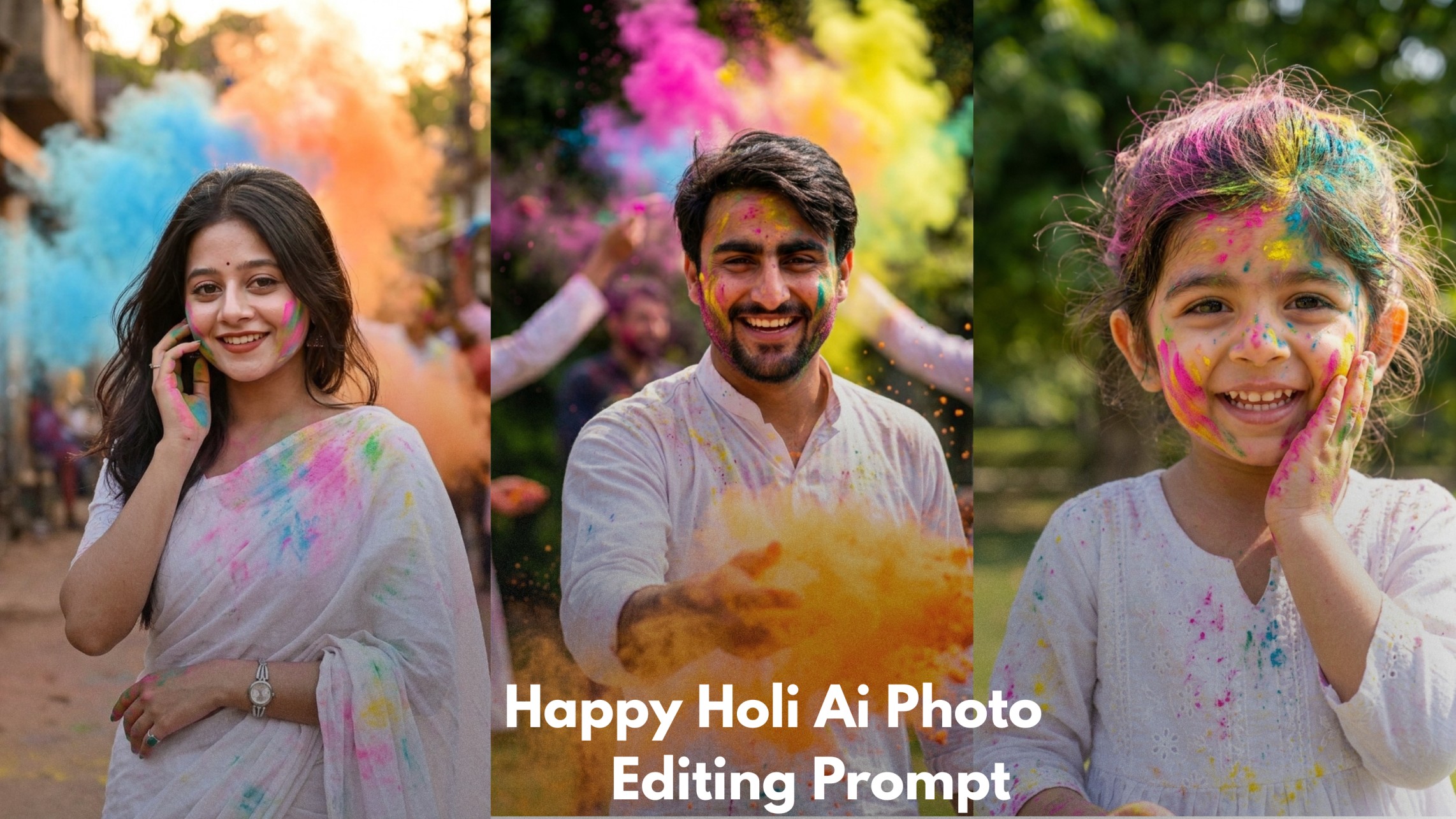 Happy Holi AI Photo Editing Prompts